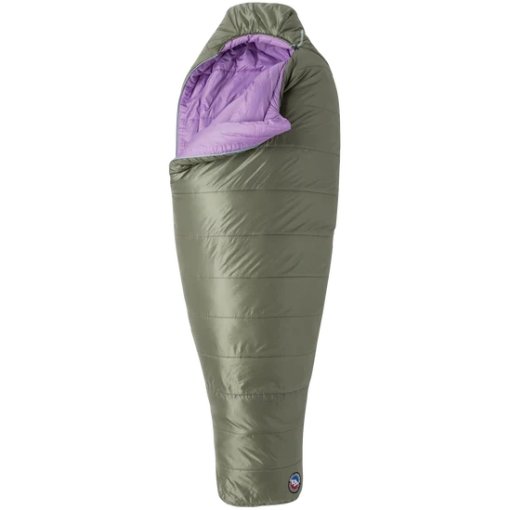 Produktbild von Big Agnes Anthracite 30 Schlafsack Damen Lang - Zip right - lichen green/african violet