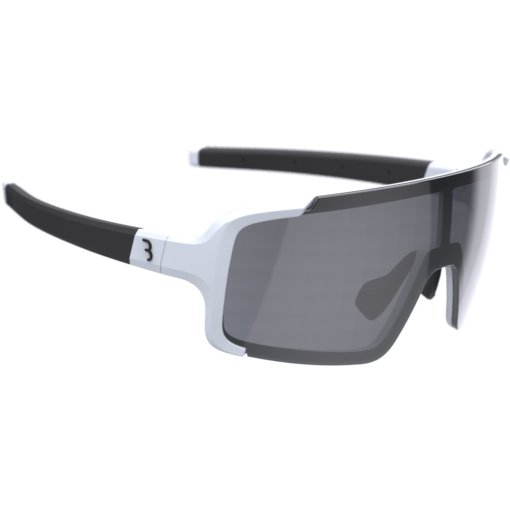 Produktbild von BBB Cycling Chester BSG-69 Brille - matt white - smoke flash mirror