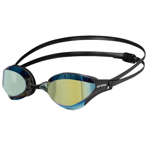 Image of Orca Killa Performance Swim Goggles - gold mirror