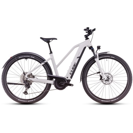 Immagine prodotto da CUBE Bicicletta Elettrica Donna - NURIDE HYBRID EXC 800 Allroad - 2025 - cotton / silver