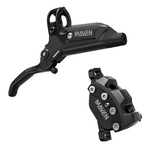 Produktbild von SRAM MAVEN Base Scheibenbremse | 4-Kolben | A1 - Hinten | Diffusion Black Anodized