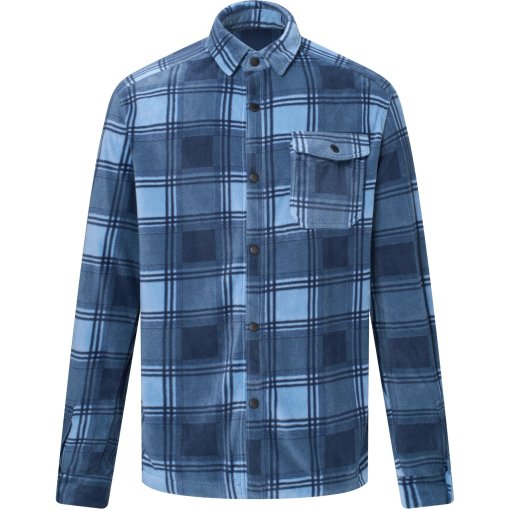 Produktbild von Regatta Frankie Fleece-Hemd Herren - Dusky Blue/Grey Mirage Check 0K3