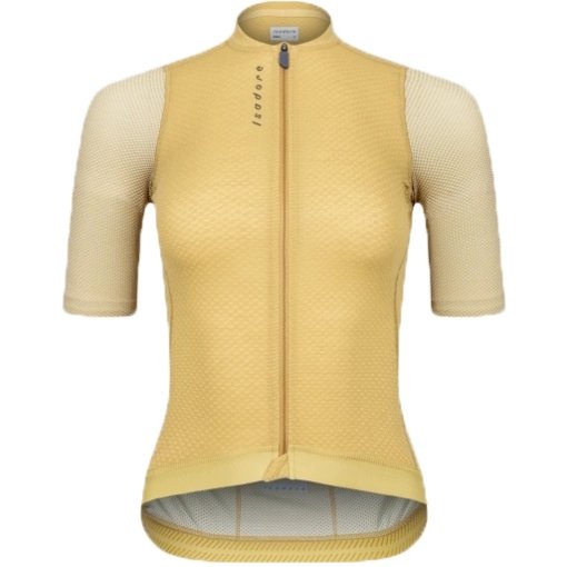 Productfoto van Isadore Signature Merino Air Fietsshirt Dames - Antique Gold
