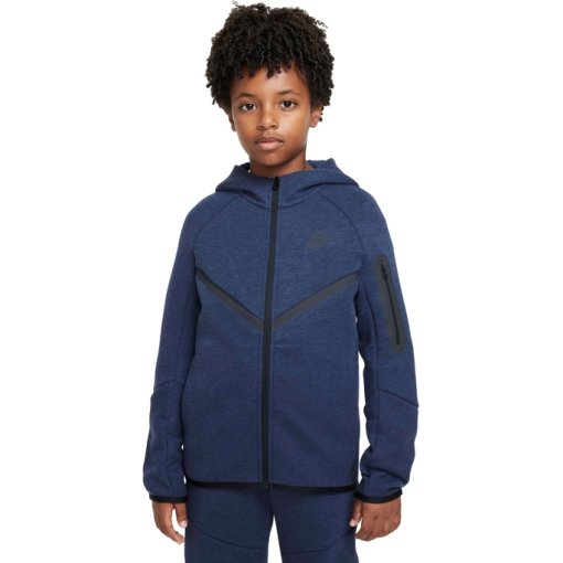 Foto de Nike Chaqueta Polar Niños - Sportswear Tech - obsidian heather/black HV5867-473