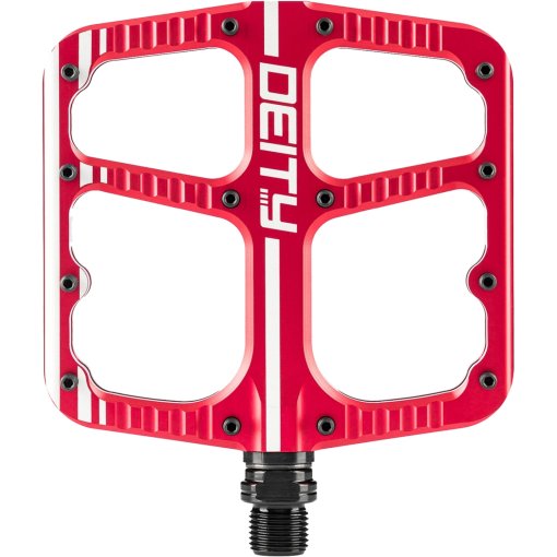 Productfoto van Deity Components Flat Trak Pedalen - rood