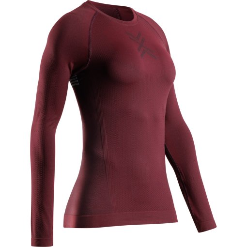 Produktbild von X-Bionic Xceed Run Langarm-Laufshirt Damen - oxide red/x black