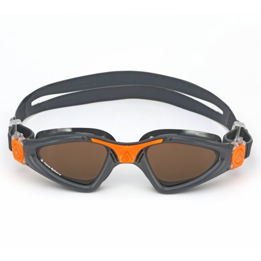 Foto de AQUASPHERE Gafas Natación - Polarizado Marrón - Kayenne - Gris/Naranja