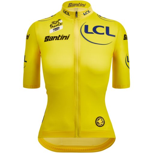 Foto de Santini Maillot de Manga Corta Mujer - General Classification Leader - Tour de France Femmes Avec Zwift™ 2025 Collection Fan Line - RE971L75CTDFLDER - yellow GI