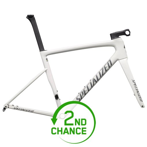 Produktbild von Specialized TARMAC SL8 - Carbon Rennradrahmen - 2025 - gloss dune white / black pearl over ashen - B-Ware - SC001