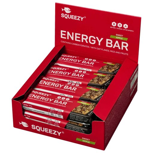 Immagine prodotto da Squeezy Barretta di Carboidrati - Energy Bar Apple - 12x50g