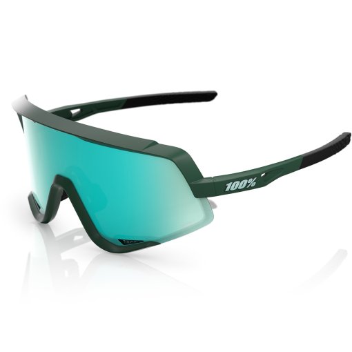 Picture of 100% Glendale Glasses - Matte Juniper - HiPER Mint Mirror | Clear