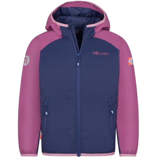 Foto de Trollkids Chaqueta Niño - Halsafjord - Violet Blue/Mallow Pink/Wild Rose