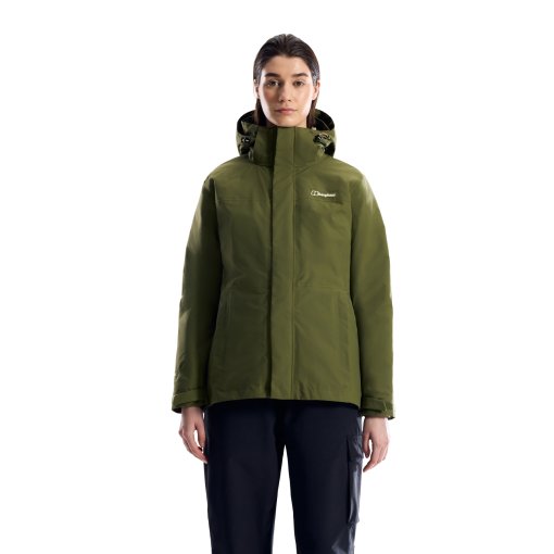 Photo produit de Berghaus Hillwalker 2.0 Gemini Gore-Tex Hydroloft® Veste 3 en 1 pour femme - Cheviot Green/Tuscan