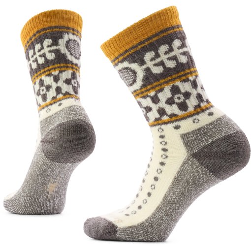 Slika izdelka SmartWool Everyday Cozy Retro Sunflower Crew Ženske nogavice - 100 natural