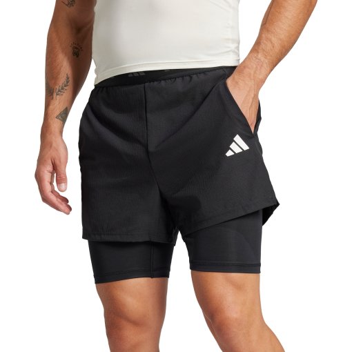 Foto de adidas Pantalones cortos Hombre - Gym+ Training 2In1 - negro/negro JE5665