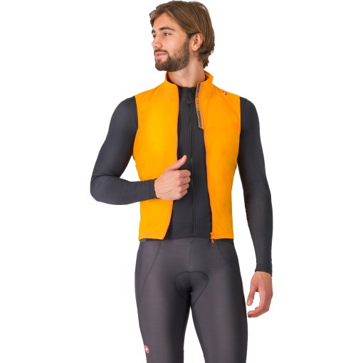 Immagine prodotto da Castelli Gilet Uomo - Espresso - vivid orange/dark grey 863
