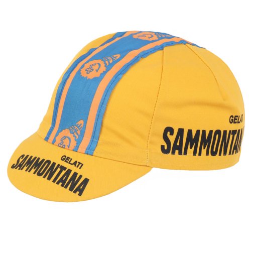 Foto de Apis Gorra Ciclismo Profesional Estilo Retro - GELATI SAMMONTANA