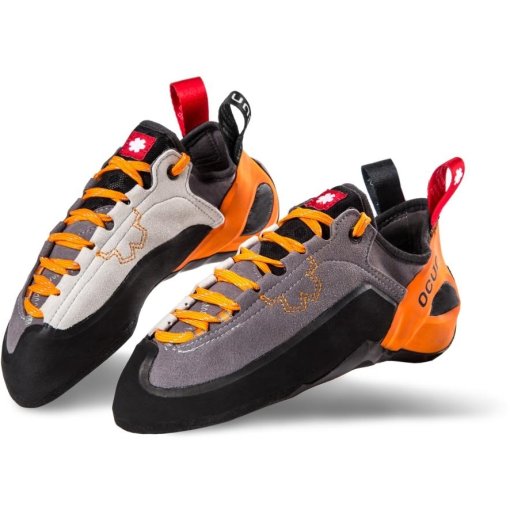 Photo produit de Ocún Chaussons Escalade - Jett Lu - gris/orange