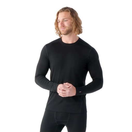Image de SmartWool Maillot de Corps Manches Longues Homme - Classic All-Season Merino - 001 noir