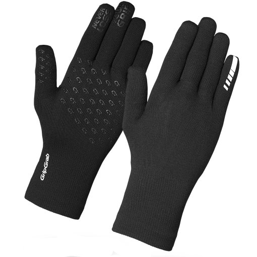 Picture of GripGrab Waterproof Knitted Gloves - Black