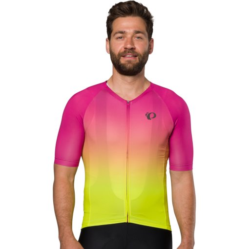 Foto de PEARL iZUMi Maillot Ciclismo Hombre - Attack Air 11122301 - screaming yellow gradient - AAF