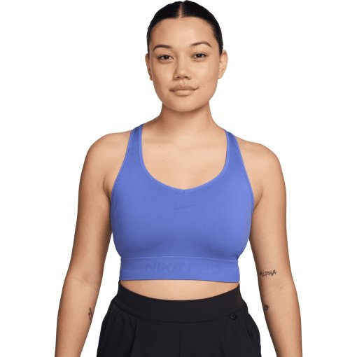 Photo produit de Nike Pro Seamless Dri-FIT Cropped Débardeur femmes - sapphire IB9414-570