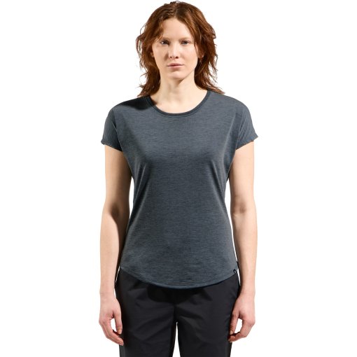 Photo produit de Odlo T-Shirt Femme - Essentials Natural - dark slate melange