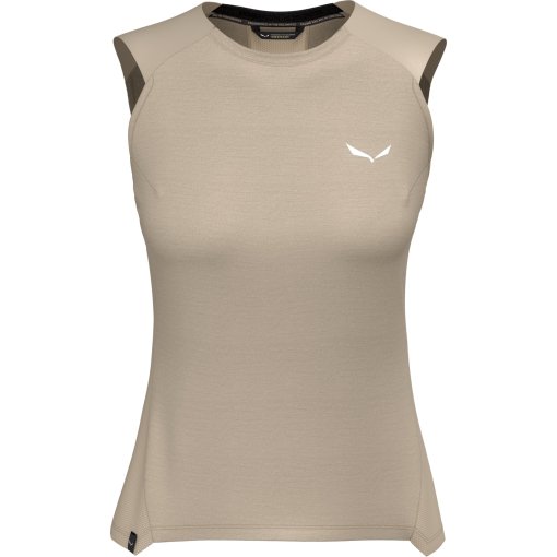 Foto de Salewa Camiseta sin Mangas Mujer - Puez Alpine Merino Hybrid - quicksand 7180