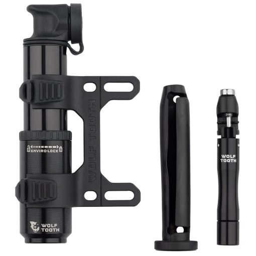 Immagine prodotto da Wolf Tooth Pompa di Aria - EnCase - 40cc | incl. Strumento Multifunzione Chain + Tire Plug