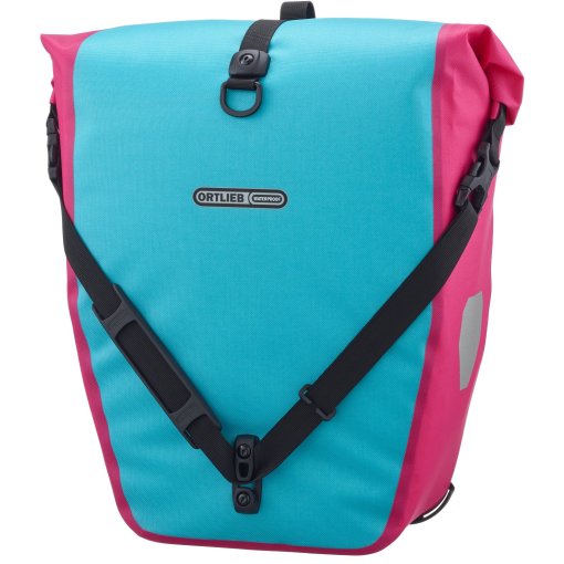 Productfoto van ORTLIEB Back-Roller Cyber - QL2.1 Bagagetas (Single) - 20L - cyber blue/pink