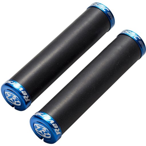 Foto de Reverse Components Seismic Ergo Puños de Bicicleta - 34mm - negro / azul