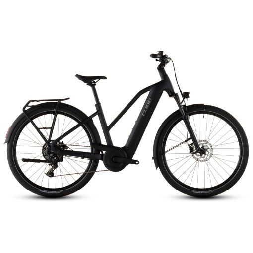 Productfoto van CUBE TOURING HYBRID ONE 600 - Trapeze - Trekking E-Bike - 2026 - coal / chrome