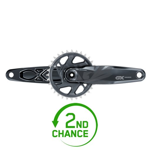 Produktbild von SRAM GX Eagle X-SYNC Kurbelgarnitur - Direct Mount 30 Z. - 11/12-fach - Fat Bike 5 Zoll - DUB - Lunar - B-Ware
