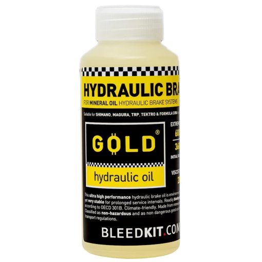 Photo produit de BLEEDKIT.COM Huile Minérale - GOLD - 100ml