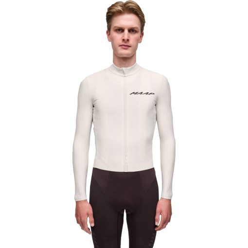 Productfoto van MAAP Emerge Pro Aero Thermo shirt met lange mouwen voor heren - vapour