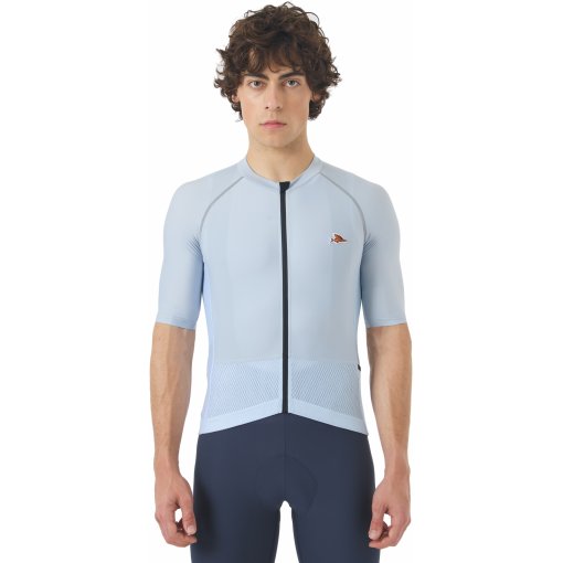 Picture of Café du Cycliste Magda Short Sleeve Jersey Men - horizon grey