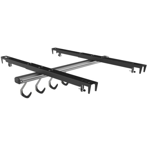 Foto de Stashed SpaceRail Rack Mount Soporte para bicicletas para estantería - 4 ganchos