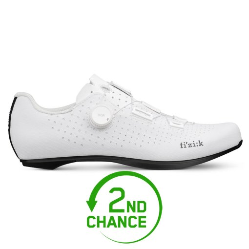 Productfoto van Fizik Tempo Decos Carbon Racefietsschoenen Unisex - white/white - B-Keus
