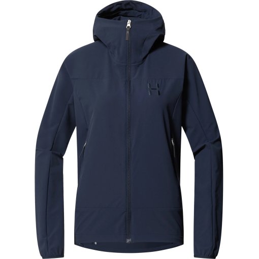 Photo produit de Haglöfs Veste Femme - Rosson Softshell Hood - tarn blue 3N5