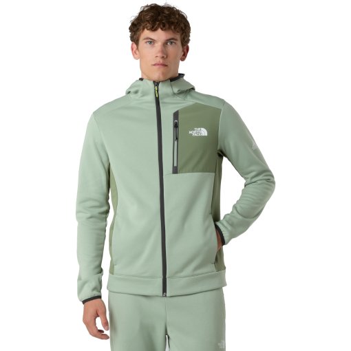 Foto de The North Face Chaqueta Polar con Capucha Hombre - Mountain Athletics - Slate Moss/Bark Mist