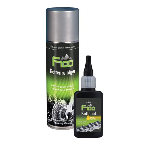 Foto de Dr. Wack F100 Chain Care Set - Limpiador de cadena 300ml + aceite de cadena 50ml