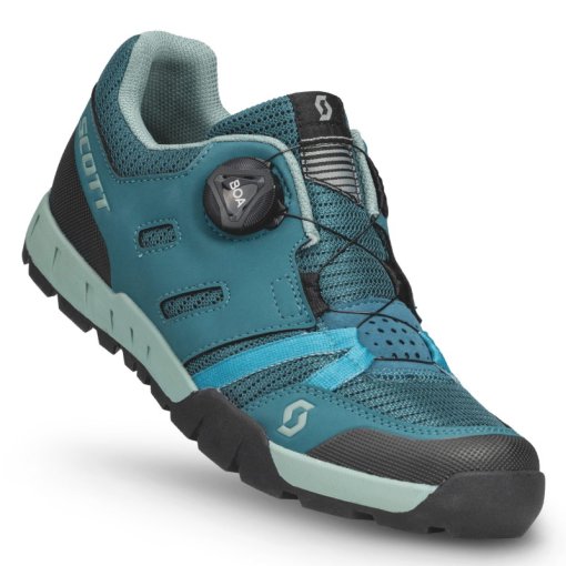 Produktbild von SCOTT Sport Crus-r Flat Boa Schuhe Damen - petrolblau/mintgrün