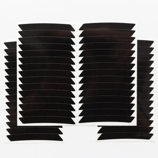 Immagine prodotto da Luxshield Adesivi per Cerchi Riflettenti - 60 Pezzi - nero