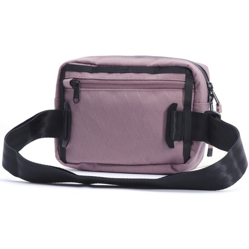 LOCCY Sac à bandoulière en forme de croissant en nylon pour femme avec