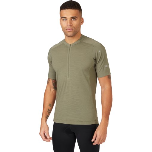 Foto de Rab Camiseta Hombre - Cindercrino Zip - light khaki