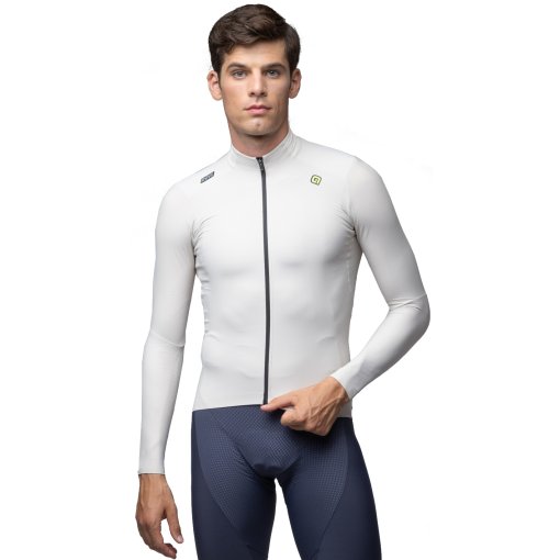 Photo produit de Alé Maillot Manches Longues Homme - R-EV1 Warm Race - stone