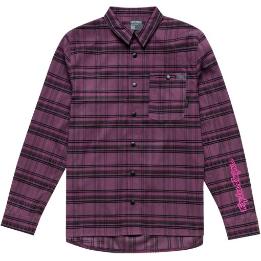 Foto de Troy Lee Designs Camisa de Franela Hombre - Grind - Yd Plaid Deep Purple