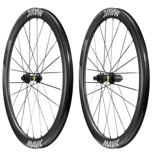 Photo produit de Mavic Paire de Roues - Cosmic SLR 45 Disc UST - 28&quot; | UD2 Carbon | Centerlock - 12x100mm | 12x142mm - Shimano HG L