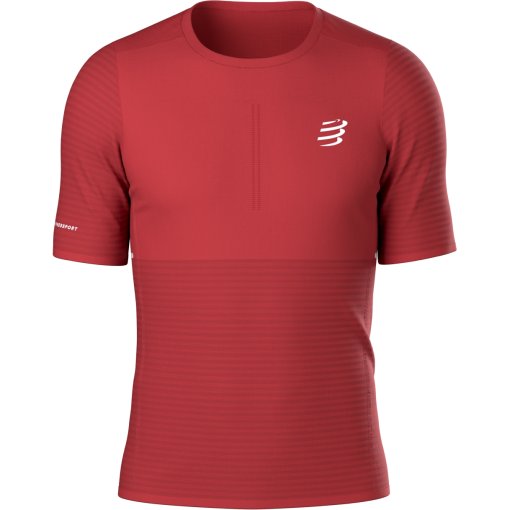 Billede af Compressport Pro Racing T-shirt til mænd - pompeian red