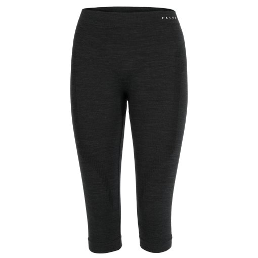 Foto de Falke Mallas 3/4 Mujer - Wool-Tech - negro 3000 (33312)